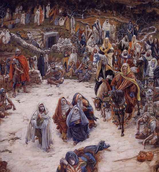 What Our Saviour Saw from the Cross (or Christ Consoling the Wanderers) Oil Painting - James Jacques Joseph Tissot