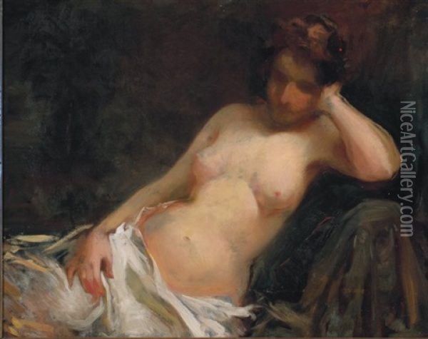 Nude Oil Painting - Walter Granville-Smith