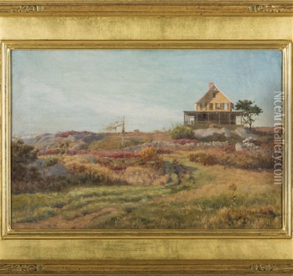 Gilbert Heights, Marblehead Oil Painting - Charles Francis Browne