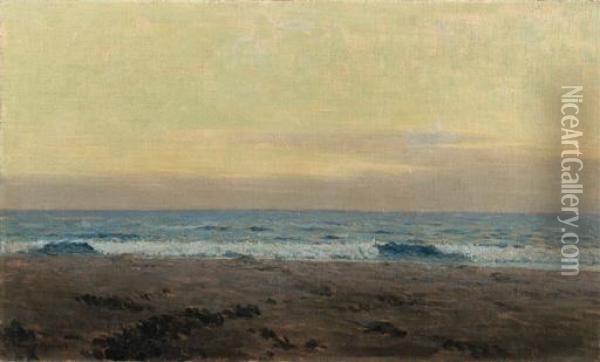 Evening Surf (long Beach) Oil Painting - Granville Redmond