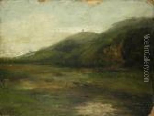 Landscape Oil Painting - Alexander Helwig Wyant