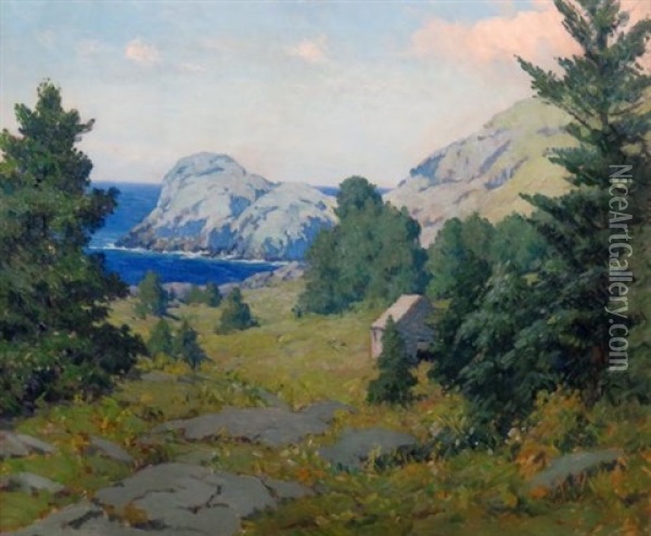 Monhegan Oil Painting - George J. Stengel