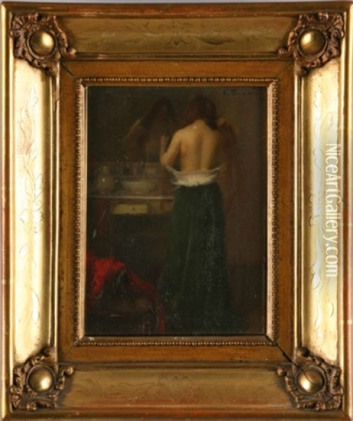 La Toilette Oil Painting - Etienne Tournes