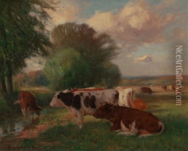 Out Of The Heat Oil Painting - William Henry Howe