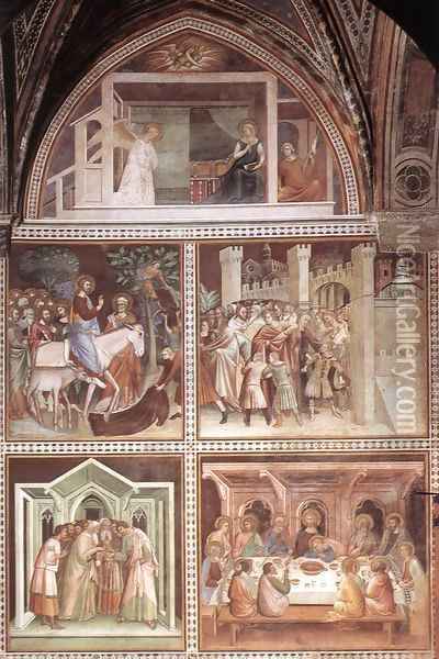 Scenes from the New Testament 2 Oil Painting - Barna Da Siena