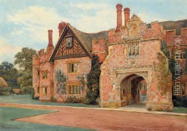 Compton Wynyates, Warwickshire Oil Painting - Sydney Currie