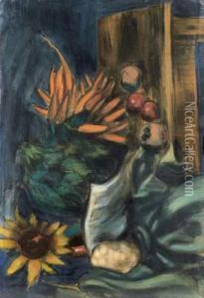 Nature Morte Oil Painting - Henri Le Fauconnier