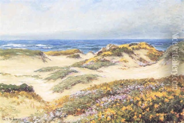 Spring Dunes, Pacific Grove Oil Painting - William C. Adam
