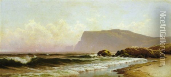 Afternoon Mists, Grand Manan Oil Painting - Alfred Thompson Bricher