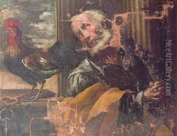 St. Peter Oil Painting - Pietro Michieli