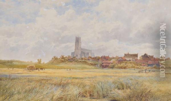 Harvest Landscape Oil Painting - James Macculloch