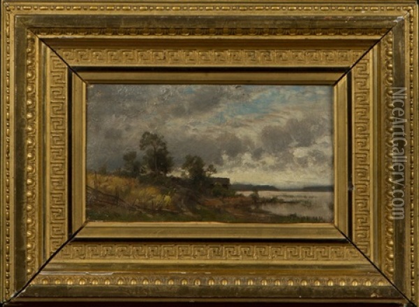 Pilvinen Paiva (cloudy Day) Oil Painting - Magnus Hjalmar Munsterhjelm