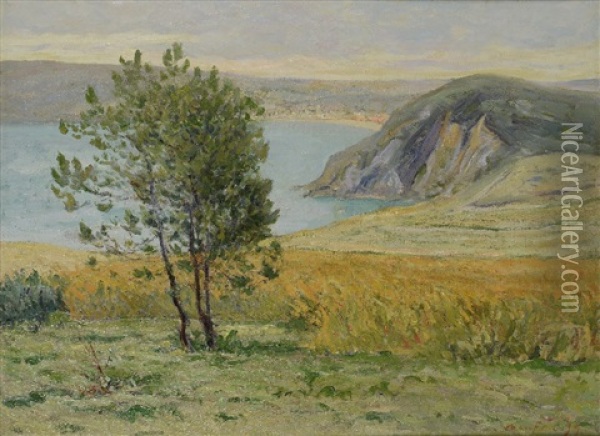 First Light Of Morning, Cliffs Of Morgat Oil Painting - Maxime Maufra