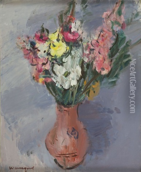 Bunch Of Flowers Oil Painting - Joachim Weingart