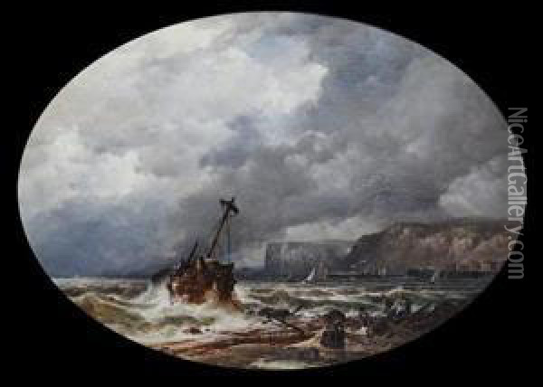 The Shipwreck Oil Painting - John, Syer Snr.