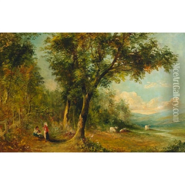 Nr Dorking, Surrey Oil Painting - George Shaw