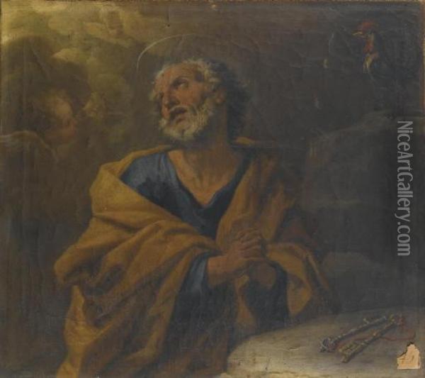 San Pietro Oil Painting - Paolo di Matteis