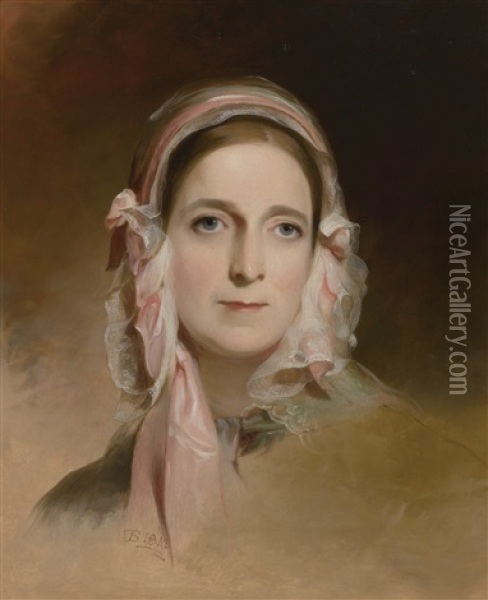 Mrs. Mordecai Lewis Oil Painting - Thomas Sully