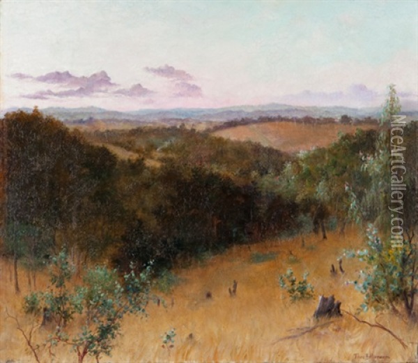 The Clearing Oil Painting - Theodore Brooke Hansen