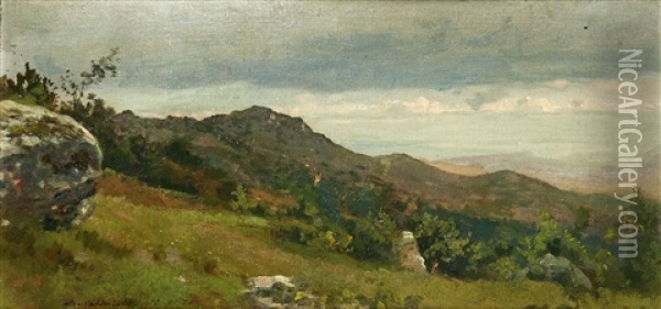 Paesaggio Collinare Oil Painting - Marco Calderini