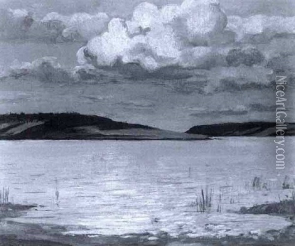 Lake Mindenaya, Manitoulin Island Oil Painting - George Agnew Reid