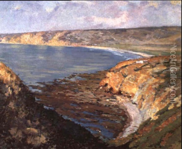 La Jolla Cove Oil Painting - Alson Skinner Clark