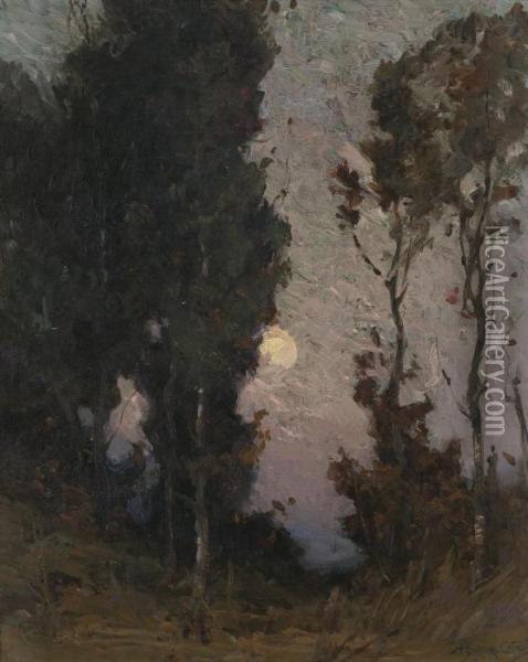 Paysage Au Crepuscule Oil Painting - Marc-Aurele Foy De Suzor-Cote