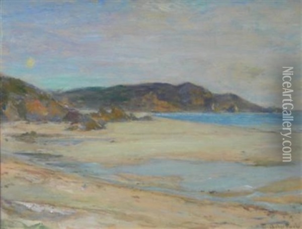 Deserted Beach Oil Painting - Alexander Roche