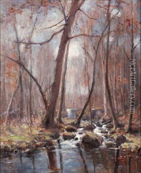 Early Spring Oil Painting - Henry Hammond Ahl