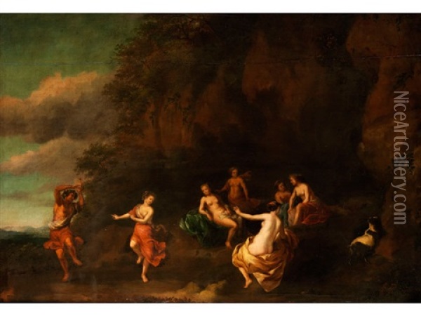 Tanz Der Nymphen Oil Painting - Cornelis Van Poelenburgh