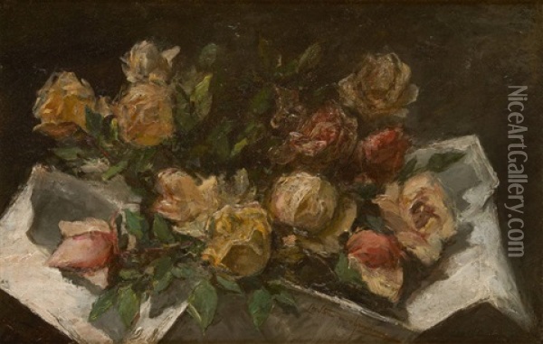 Jetee De Roses Oil Painting - Carel Nicolaas Storm van 's-Gravensande