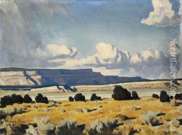 Arizona Strip East Oil Painting - Maynard Dixon