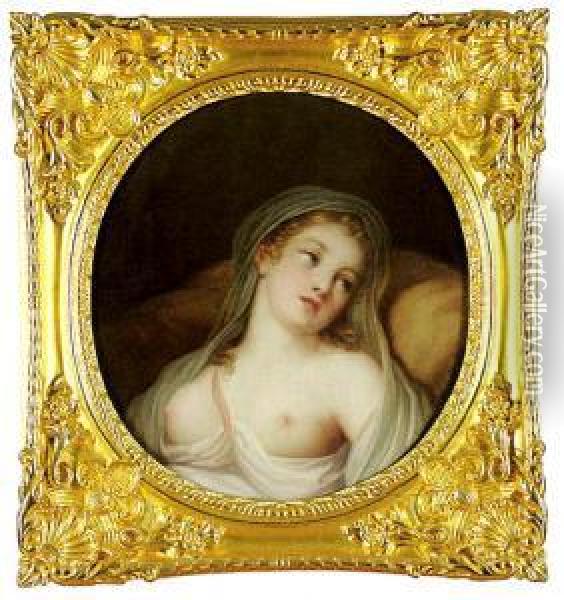 Popiersie Mlodej Kobiety Oil Painting - Jeanne-Philiberte Ledoux
