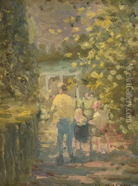 The Botanic Garden Oil Painting - William Mason