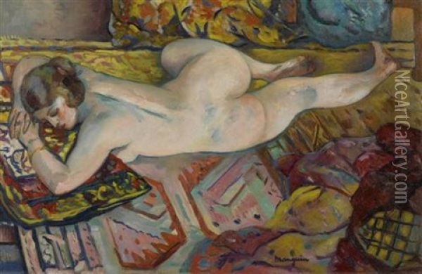 La Dormeuse Oil Painting - Henri Charles Manguin