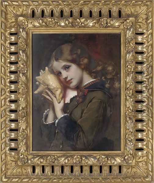 Sound of the Sea Oil Painting - Karl Gussow