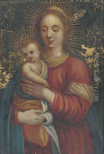 The Virgin and Child Oil Painting - Jan Van Balen