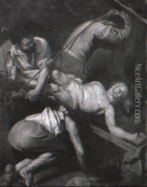 Crucifixion De Saint Pierre Oil Painting -  Caravaggio