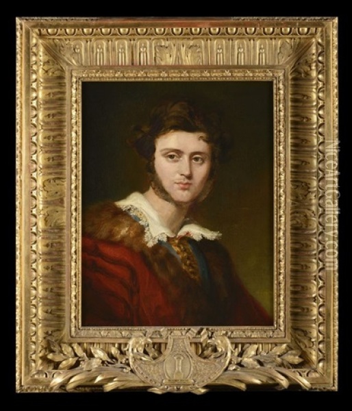 Portrait Du Jeune Comte Alexandre Walewski Oil Painting - George Hayter