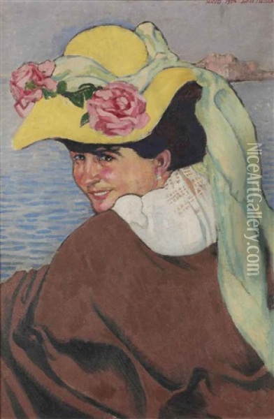 Portrait De Mme Genet, Sur Le Trieux Oil Painting - Maurice Denis