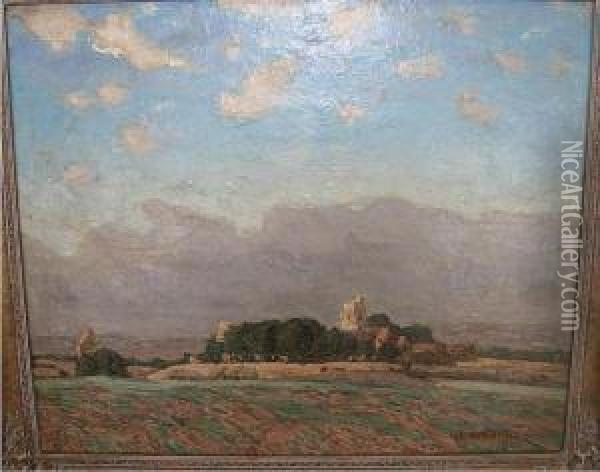 Aldington Oil Painting - Albert Ernest Bottomley