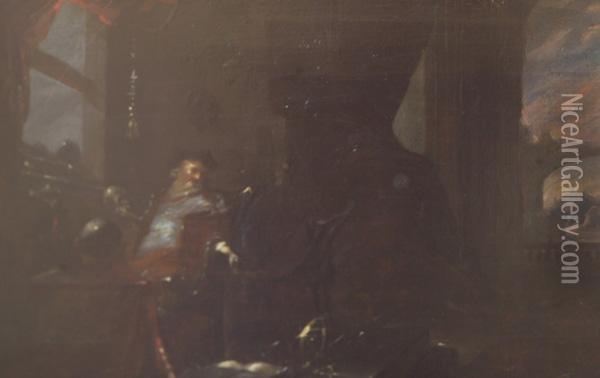 L'alchimista Oil Painting - Rembrandt Van Rijn