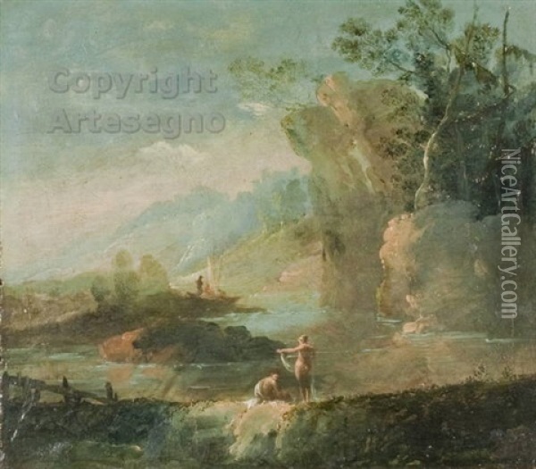 Senza Titolo Oil Painting - Giuseppe Bernardino Bison