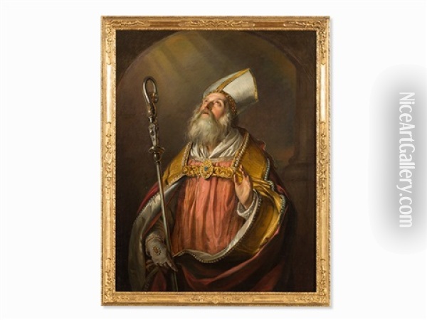 St. Frederik I. Oil Painting - Abraham Bloemaert