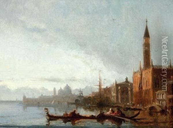 A View Of Venice Oil Painting - Felix Ziem