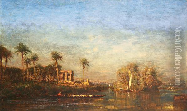 Haute Egypte Oil Painting - Felix Ziem