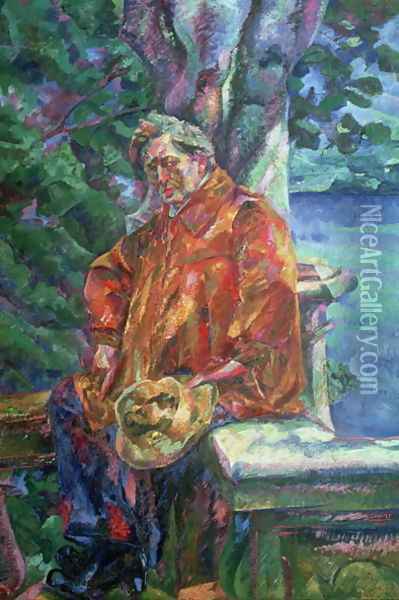 Portrait of Ferruccio Busoni Oil Painting - Umberto Boccioni