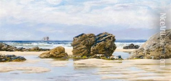 Crigga Pools Oil Painting - John Brett