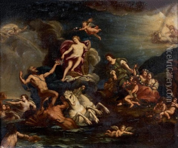 Neptune Et Amphitrite Oil Painting - Carlo Maratta