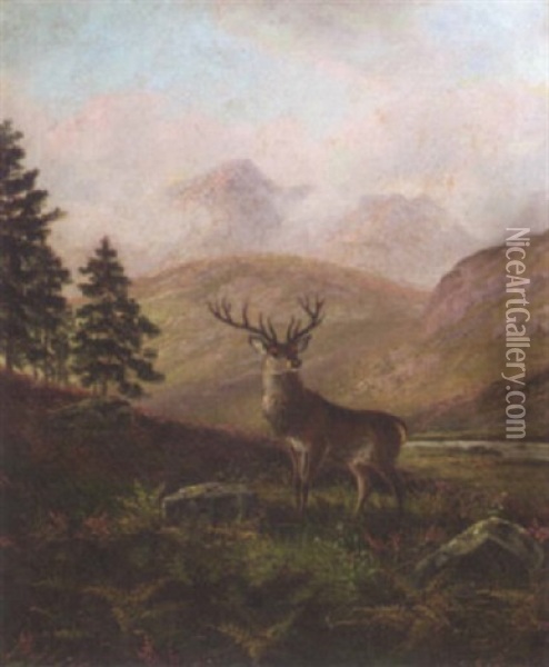 Glen Sannox Oil Painting - Thomas Seymour